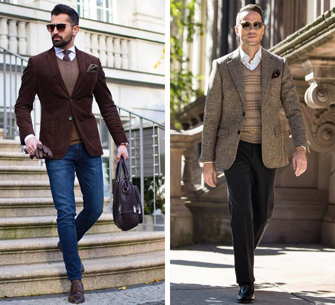 Свитер — одежда для модных мужчин
