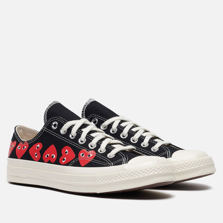Кеды Converse x Comme des Garcons Play Chuck 70 Multi Heart Low