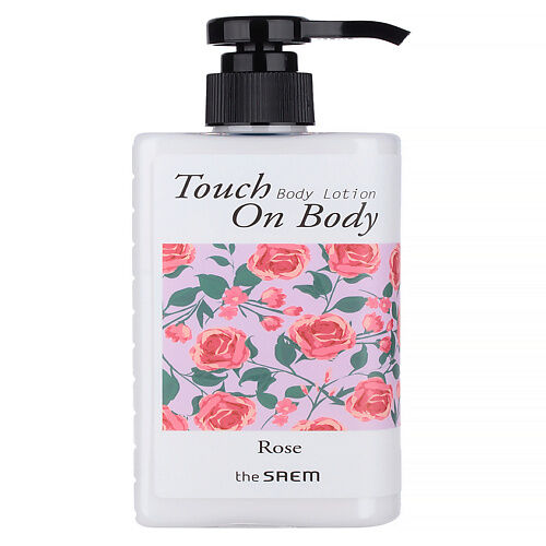 THE SAEM Лосьон для тела Touch On Body Rose Body Lotion 300