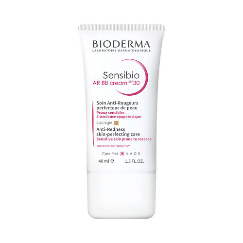 BIODERMA Солнцезащитный BB крем с тоном для кожи с покраснениями и розацеа