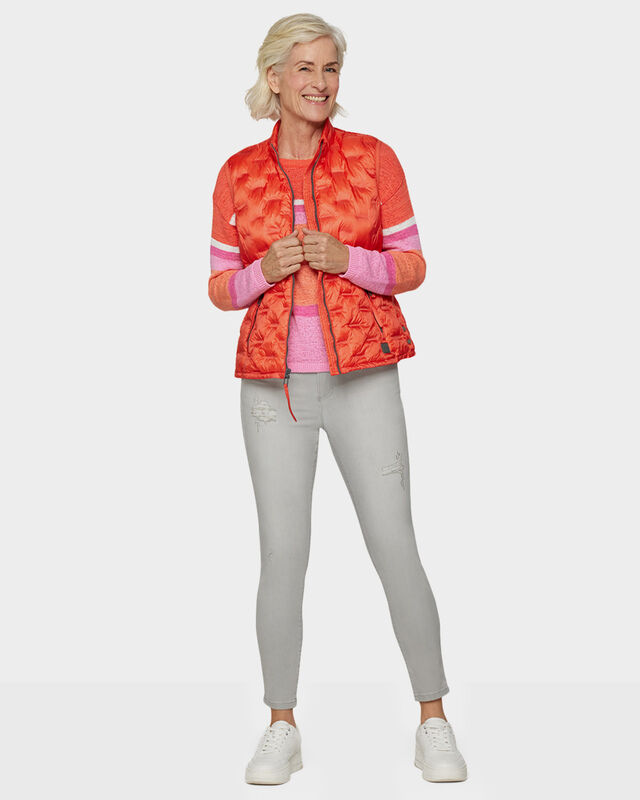 Джинсы Sunny облегающего кроя с потертостями и мерцающими стразами