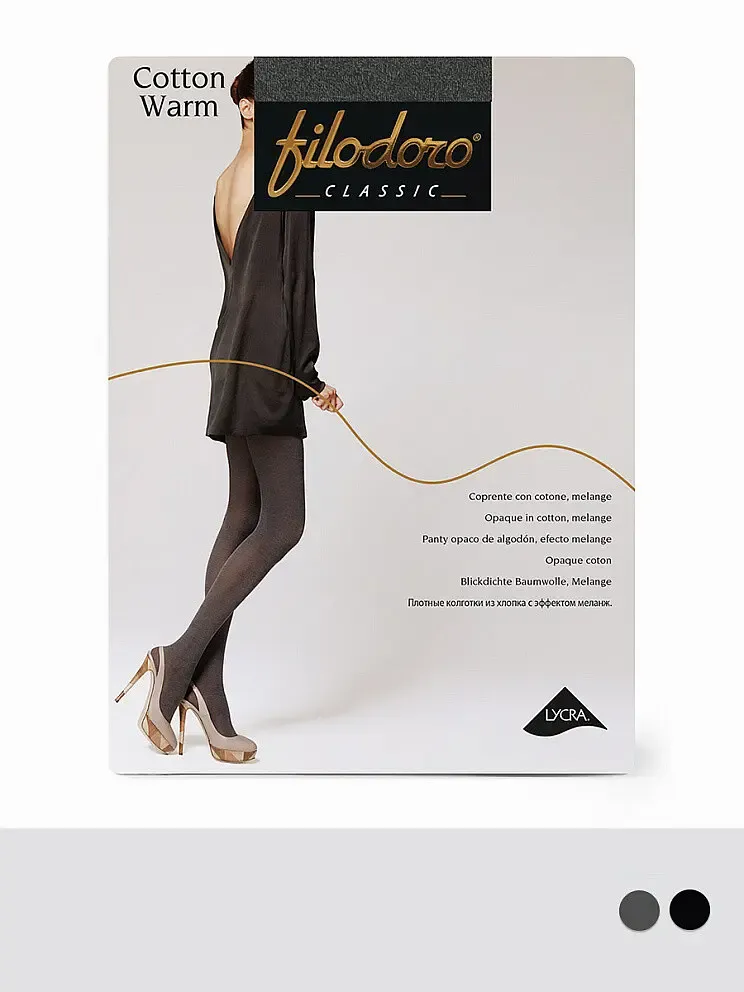 Колготки FILODORO Cotton Warm утягивающие с шортиками FILODORO