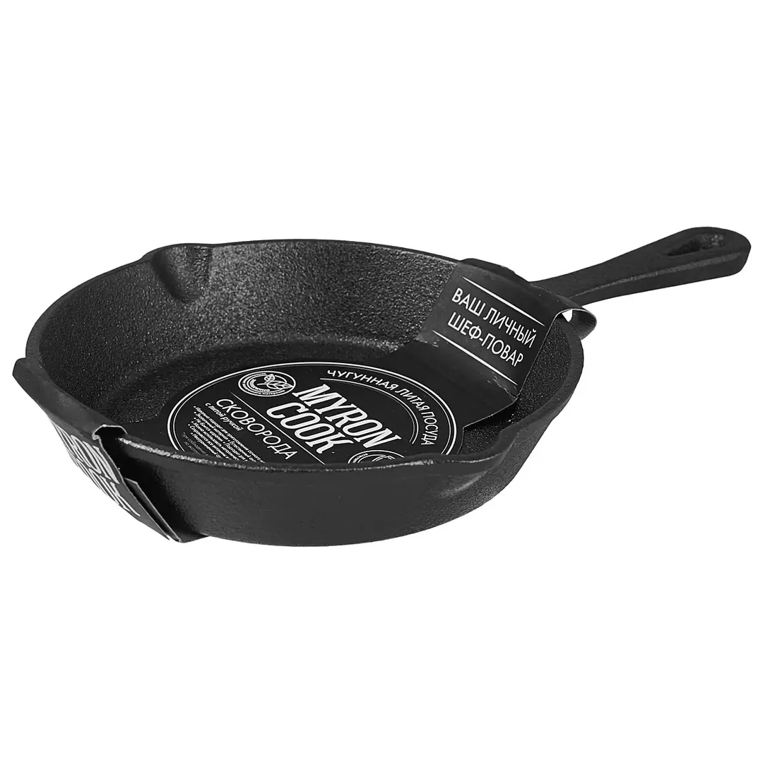 Сковорода MY REAL IRON COOK чугунная 15 см MY REAL IRON COOK
