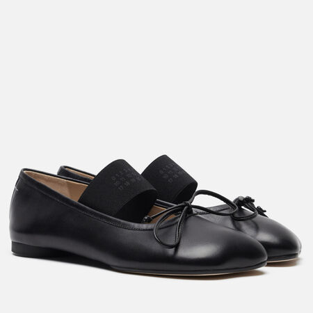 Женские ботинки Maison Margiela MM6 Anatomic Numeric Ballerinas, цвет чёрны