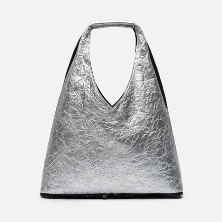 Сумка Maison Margiela MM6 Japanese Zip Pouch, цвет серебряный