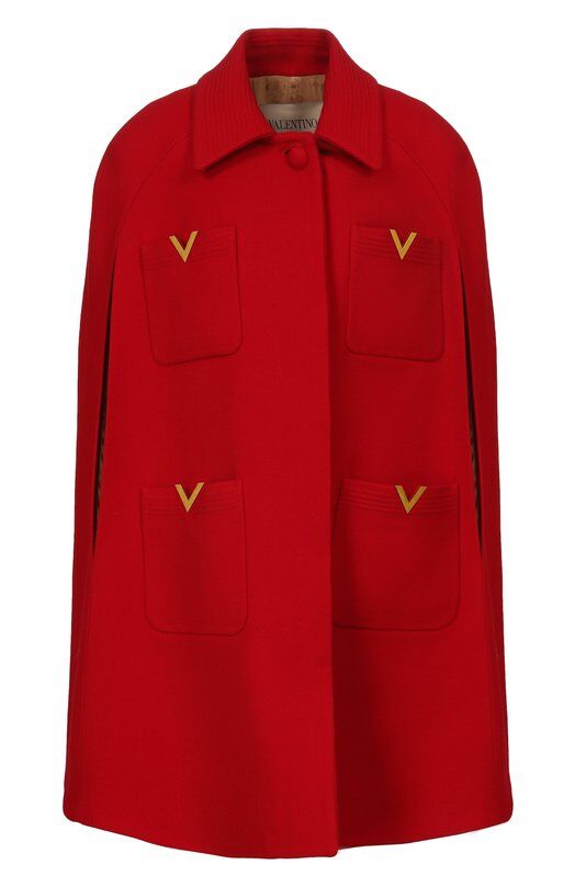 Шерстяной кейп Valentino
