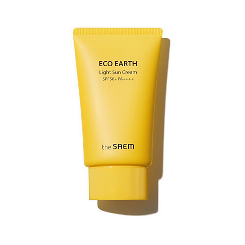 THE SAEM Солнцезащитный крем для лица Eco Earth Light Sun Cream SPF 50+ 50