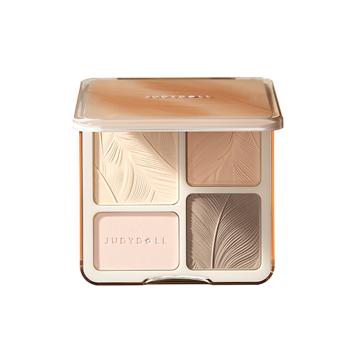 JUDYDOLL Палетка для макияжа 2 IN 1 Highlighter Contour Palette