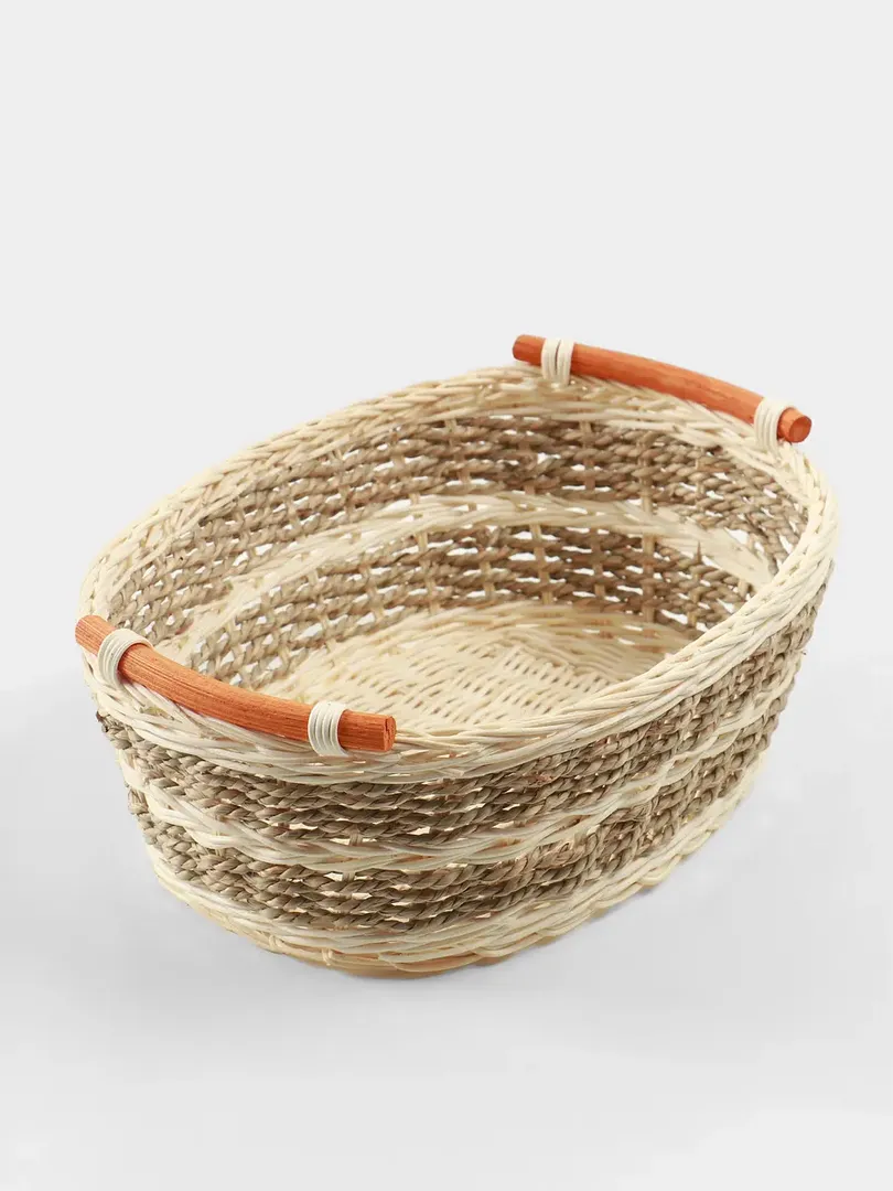 Корзина плетеная, 32×25×11 см, ротанг No brand