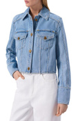 Джинсовая куртка Balmain GF1TC215/DG11 фото 3