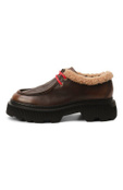 Кожаные дерби Santoni WUCG71765NERTY0E фото 4
