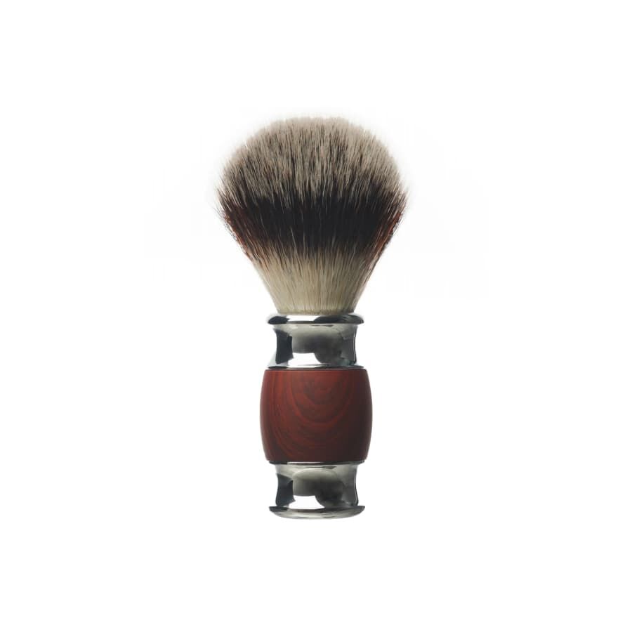 731 WOOD&STEEL LUXURY SHAVING BRUSH made in China/ кисть для бритья дерево+
