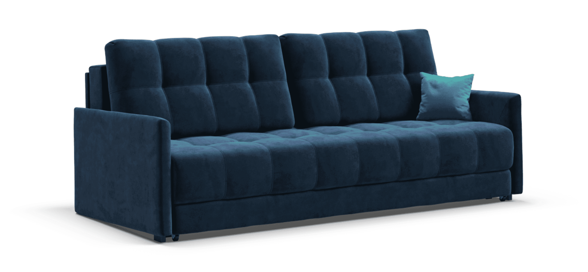 Диван BOSS 2.0 LOFT Велюр Monolit синий